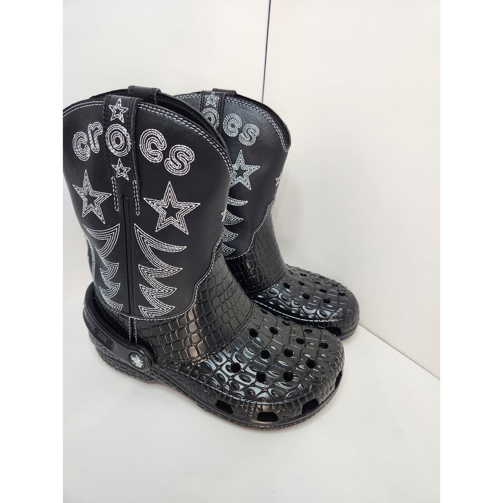 NWT Authentic Crocs Classic Cowboy Boot Croctober 2023 Limited Edition M4 / W6 - Picture 2 of 10
